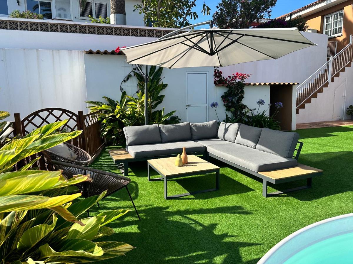 Puerto de la Madera Casa Con Piscina Y Jardin Con Vistas Al Mar 빌라 외부 사진